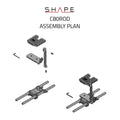 SHAPE Canon EOS C80 Cage with 15mm LWS Base Camera Cage SHAPE wlb