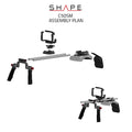 SHAPE Shoulder Mount System for Canon C50 Shoulder Mount Rig SHAPE wlb