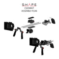 SHAPE Shoulder Mount Matte Box Follow Focus for Canon C50 Shoulder Mount Rig SHAPE wlb