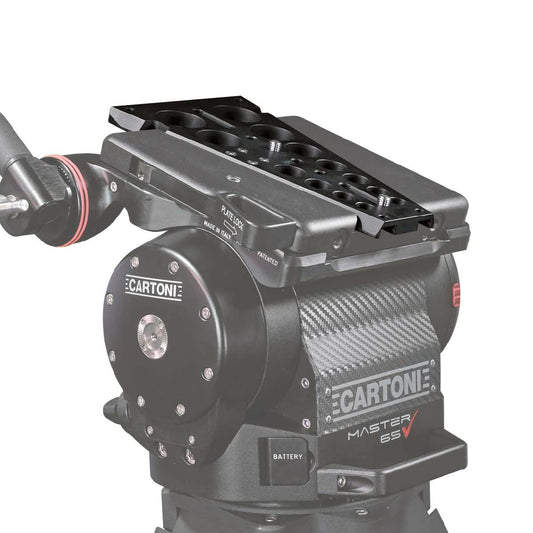 CARTONI Camera plate - Dovetail for Master 40 - Master 65 - Magnum (w/two 3/8" screws) Tripod Accessory SHAPE wlb