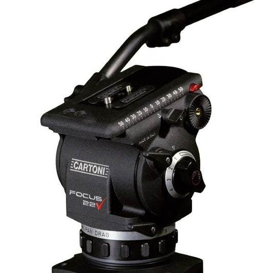 CARTONI FOCUS 22 Fluid Head Tripod Head SHAPE wlb