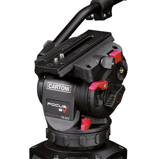 CARTONI FOCUS 8 Fluid Head Tripod Head SHAPE wlb