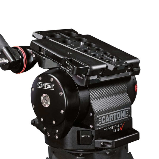 Cartoni Master 65 Heavy-Duty Fluid Head – Broadcast & Long-Lens Performance Tripod Head SHAPE wlb
