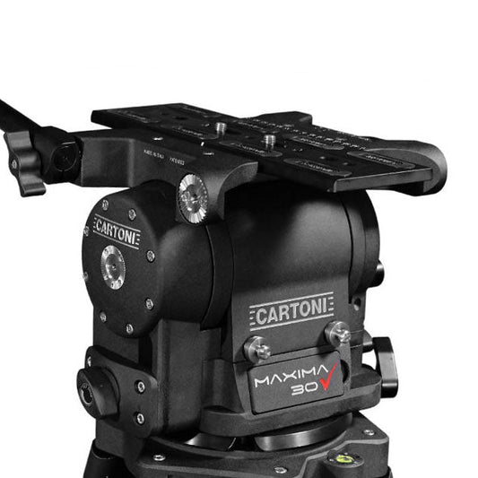 CARTONI Maxima 30 - Cine Style Slide Tripod Head SHAPE wlb