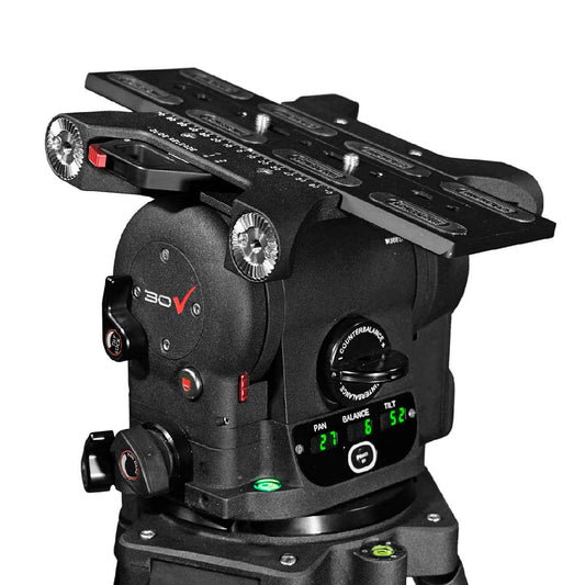 CARTONI Maxima 30 - Cine Style Slide Tripod Head SHAPE wlb