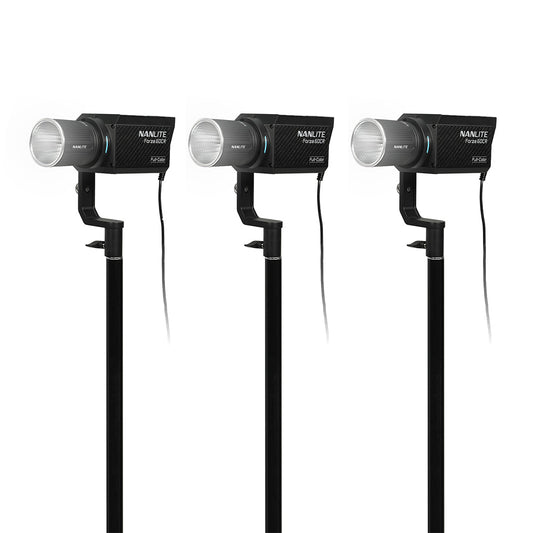 NANLITE Forza 60CR 3KIT with Bowens Adapter & Case Light Fixture SHAPE wlb