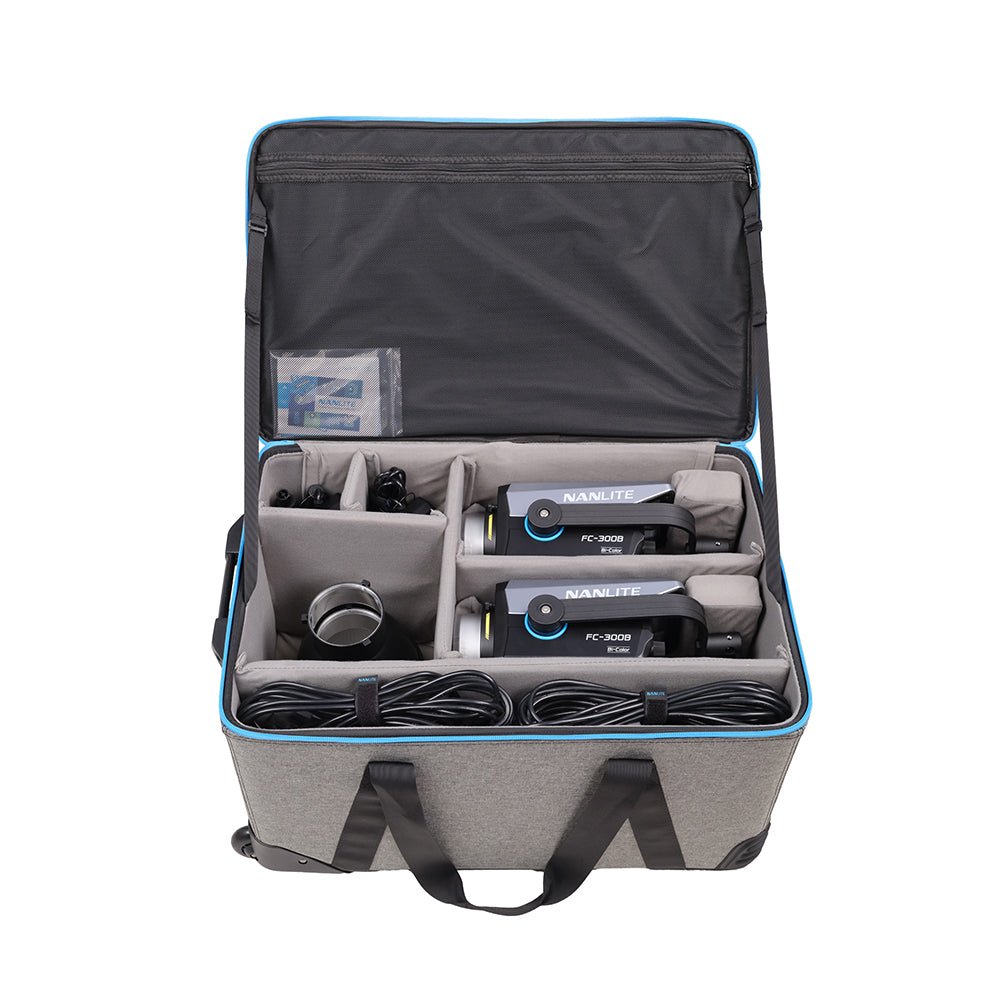 NANLITE FC-300B 2-Light Trolley Case Kit Light Fixture SHAPE wlb