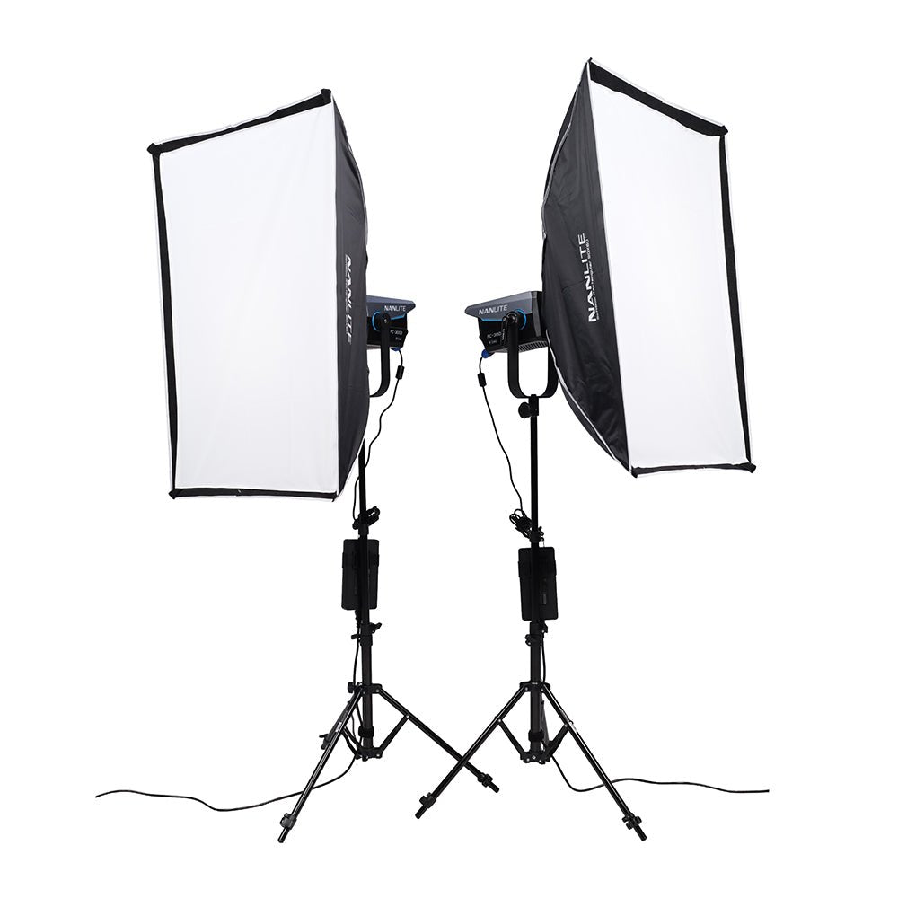 NANLITE FC-300B 2-Light Trolley Case Kit Light Fixture SHAPE wlb