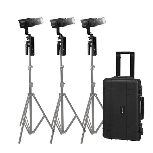 NANLITE Forza 60C 3KIT with Bowens Adapter & Case Light Fixture SHAPE wlb