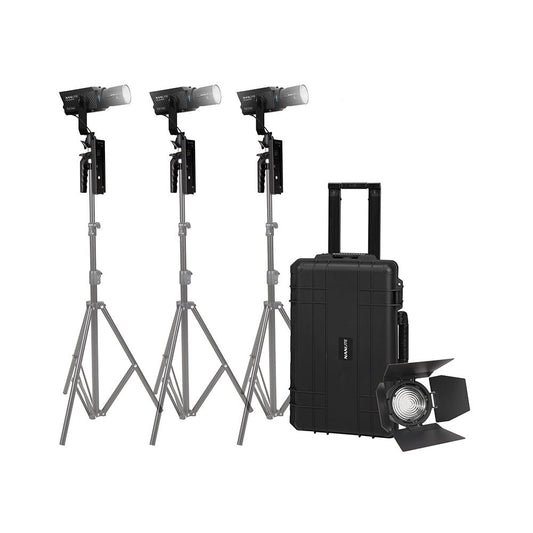 NANLITE Forza 60C 3KIT with Fresnel Lens & Case Light Fixture SHAPE wlb