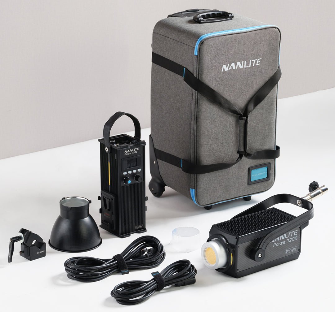 NANLITE Forza 720B Kit with Trolley Case Light Fixture SHAPE wlb
