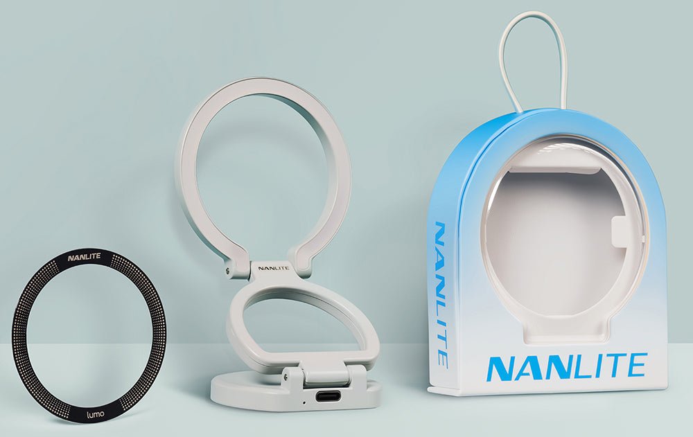 NANLITE Lumo Phone Ring Light (MagSafe Compatible) (Mint Blue) Light Fixture SHAPE wlb