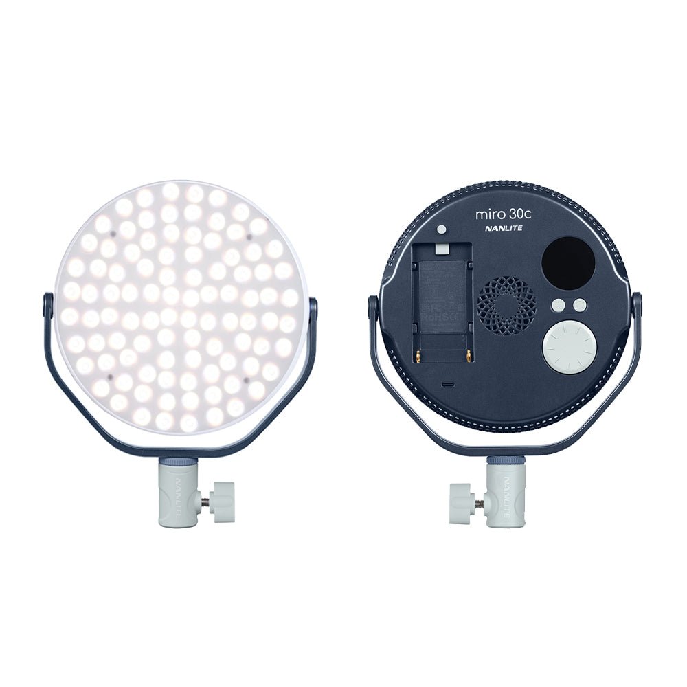 NANLITE miro 30c LED Full-color Round Panel Light (Midnight Blue) Light Fixture SHAPE wlb