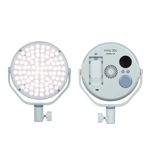 NANLITE Miro 30c LED Full-color Round Panel Light (Mint Blue) Light Fixture SHAPE wlb