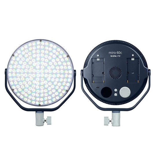 NANLITE miro 60c LED Full-color Round Panel Light (Midnight Blue) Light Fixture SHAPE wlb