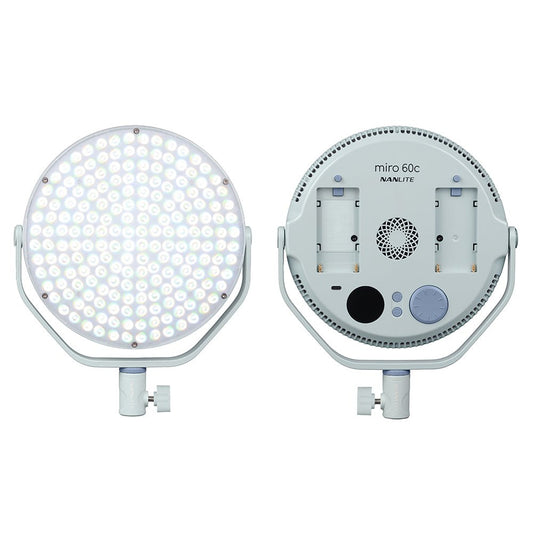NANLITE miro 60c LED Full-color Round Panel Light (Mint Blue) Light Fixture SHAPE wlb