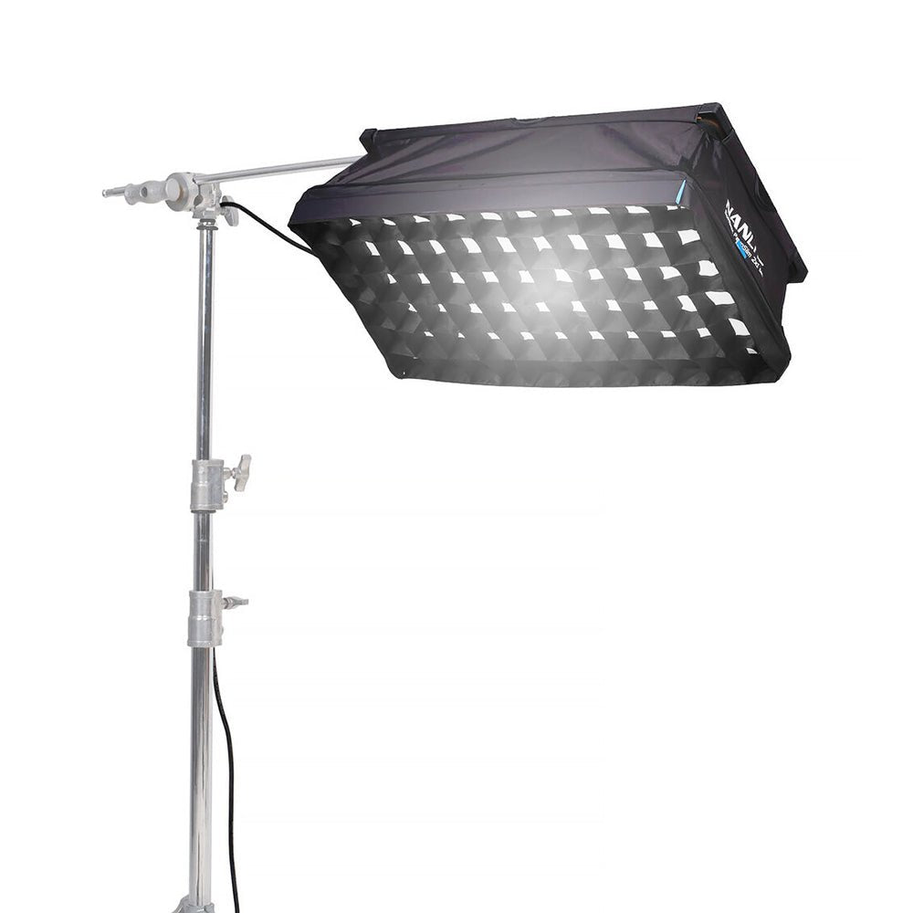 NANLITE PavoSlim 120B KIT with Quick Release Softbox & Clamp Light Fixture SHAPE wlb