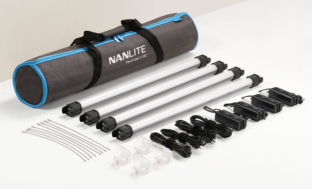 NANLITE PavoTube II 15C LED RGBWW Tube Light 4KIT Light Fixture SHAPE wlb