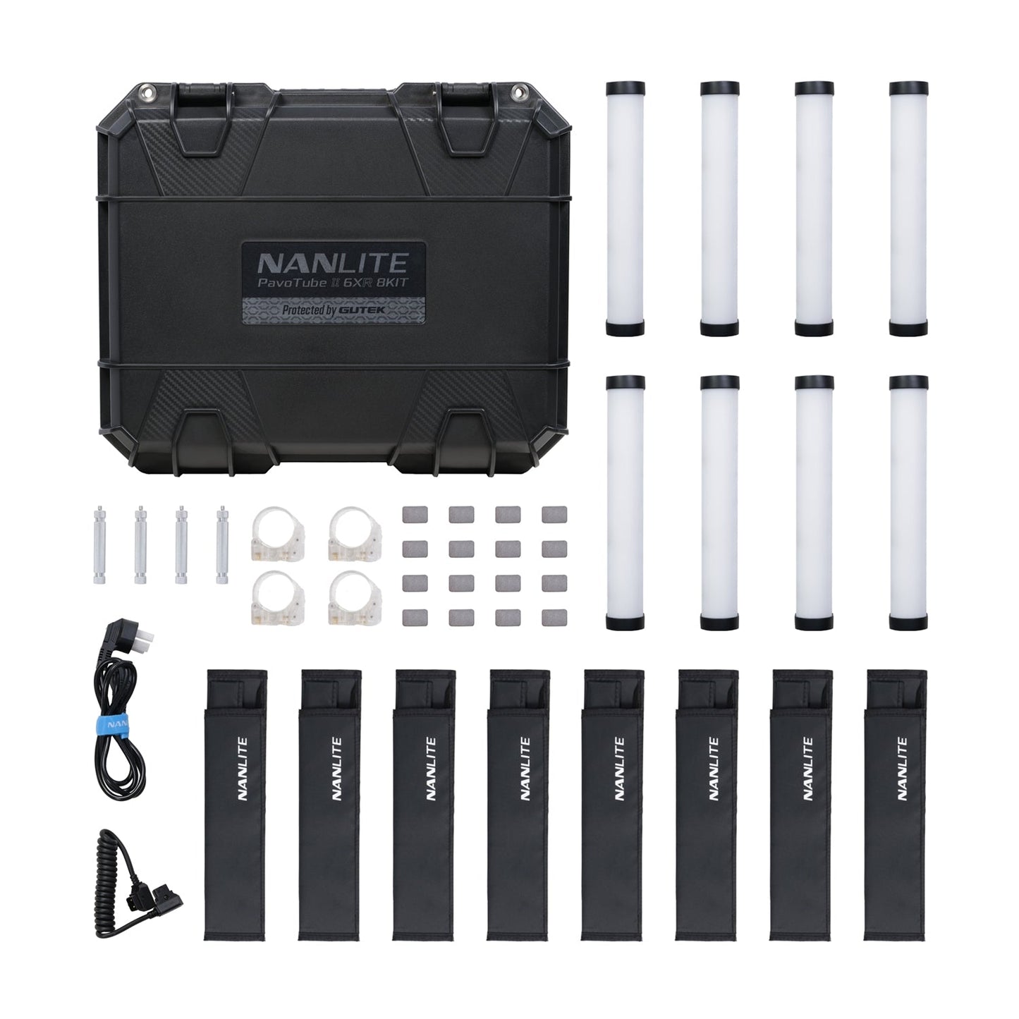 NANLITE PavoTube II 6XR LED RGBWW Pixel Tube Light 8KIT Light Fixture SHAPE wlb