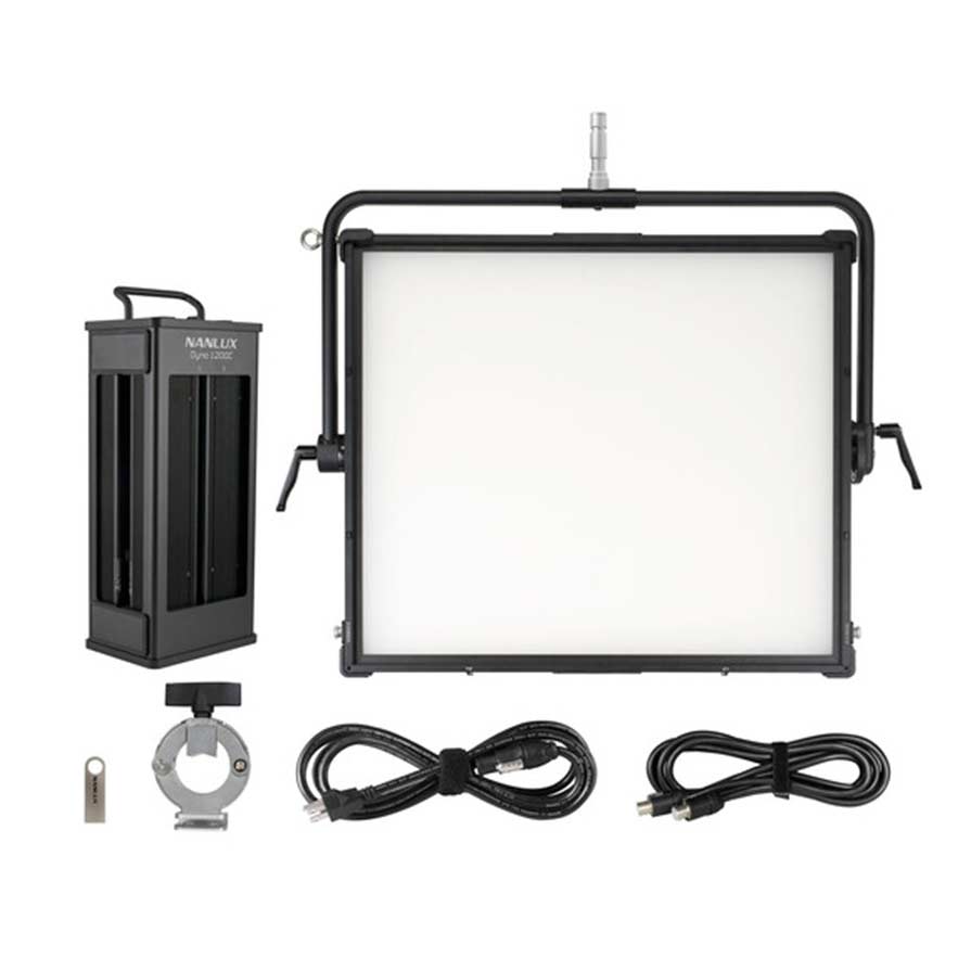 NANLUX DYNO 1200C RGBWW Soft Panel Light Light Fixture SHAPE wlb