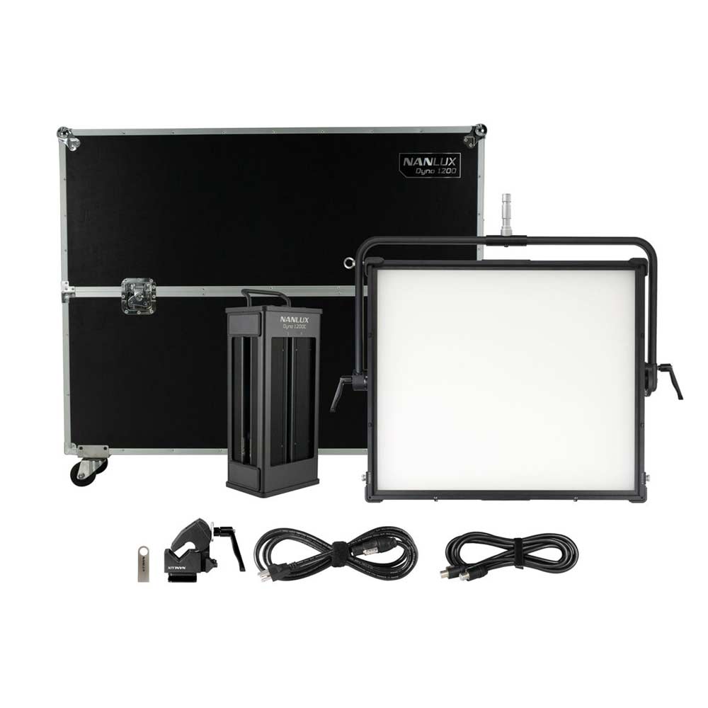 NANLUX DYNO 1200C RGBWW Soft Panel Light with Flight case Light Fixture SHAPE wlb