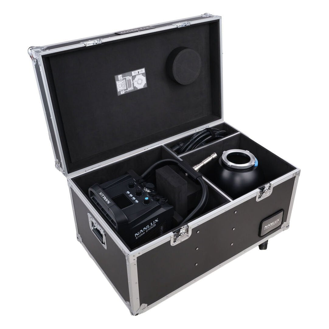 NANLUX Evoke 2400B Bi-color Spot Light with Reflector 45° in Flight case Light Fixture SHAPE wlb