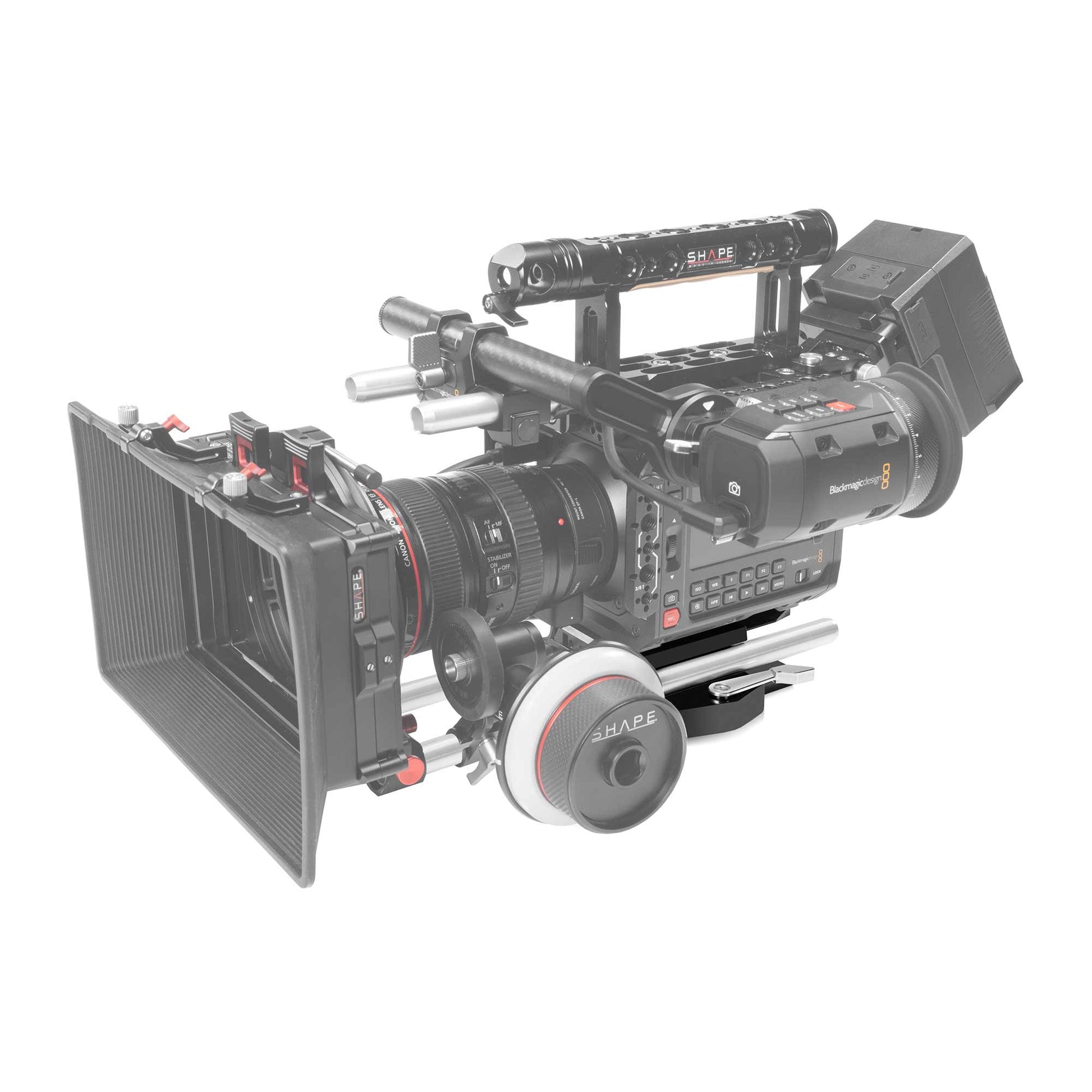 SHAPE Blackmagic PYXIS 6K 15mm LWS Channel Baseplate Baseplate SHAPE wlb