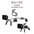 SHAPE Blackmagic Cinema Camera 6K/6K PRO/6K G2 Shoulder Mount Kit Shoulder Mount SHAPE wlb