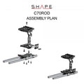 SHAPE Canon C70 Camera Cage and Rod Bloc System Camera Cage SHAPE wlb