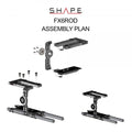 SHAPE Sony FX6 Camera Cage and Rod Bloc System Camera Cage SHAPE wlb