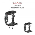 SHAPE Canon C500 MKII/C300 MKIII Camera Cage Camera Cage SHAPE wlb