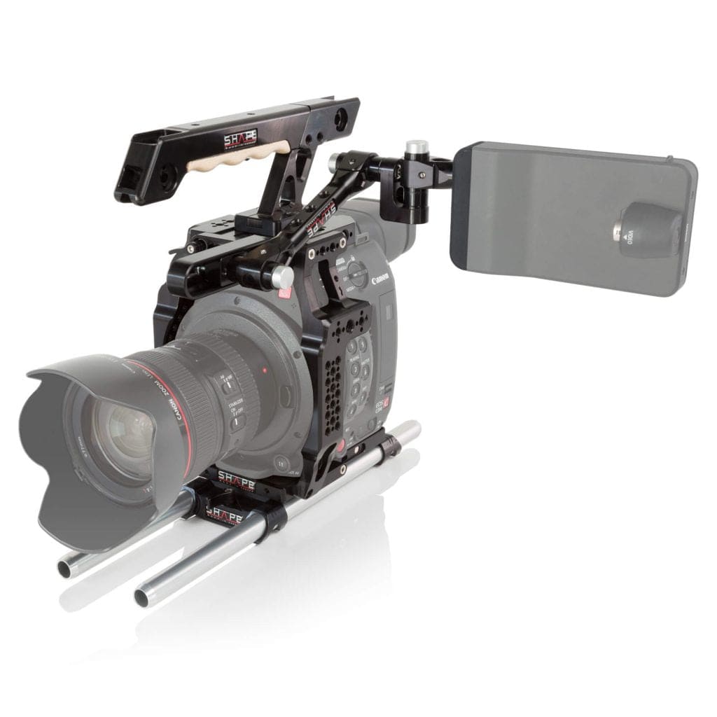 SHAPE Camera Cage, Top Handle, Rod Bloc System and View Finder Mount for Canon C200/C200B Camera Cage SHAPE wlb