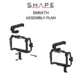 SHAPE Blackmagic Cinema Camera 6K/6K PRO/6K G2 Camera Cage with Top Handle Camera Cage SHAPE wlb