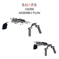 SHAPE Canon C500 MKII/C300 MKIII Shoulder Mount Shoulder Mount SHAPE wlb