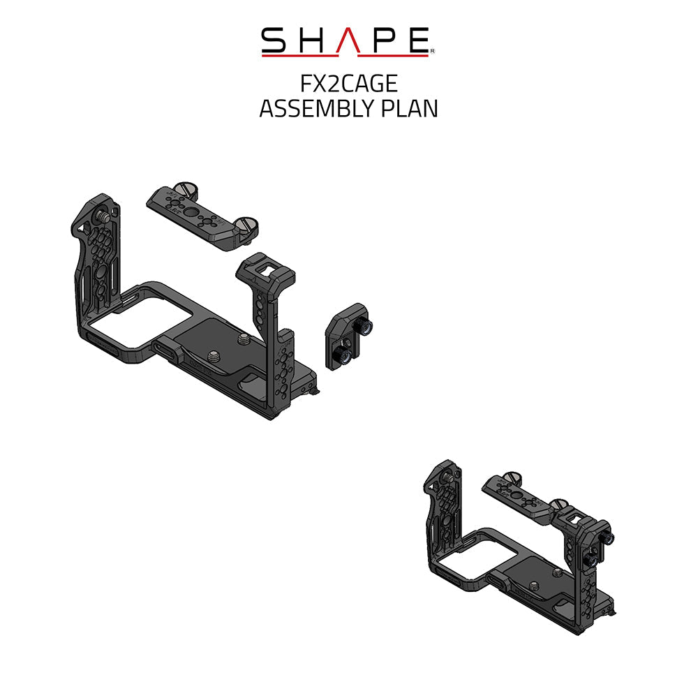 SHAPE Creator Camera Cage for Sony FX2 Camera Cage SHAPE wlb