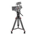 SHAPE FOCUS 18 Fluid Head with Red Lock Legs Mid-Level Spreader Tripod SHAPE wlb