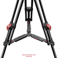 SHAPE FOCUS 18 Fluid Head with Red Lock Legs Mid-Level Spreader Tripod SHAPE wlb