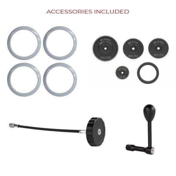 SHAPE Follow Focus Kit with Single 15 mm Rod Clamp Follow Focus SHAPE wlb
