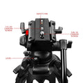 SHAPE Freelance Heavy-Duty Tripod with Fluid Head Tripod SHAPE wlb