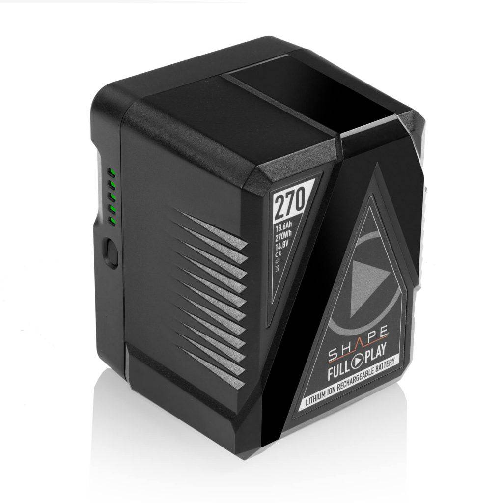 SHAPE Full Play Rechargeable Battery 270 Wh V-Mount Battery SHAPE wlb