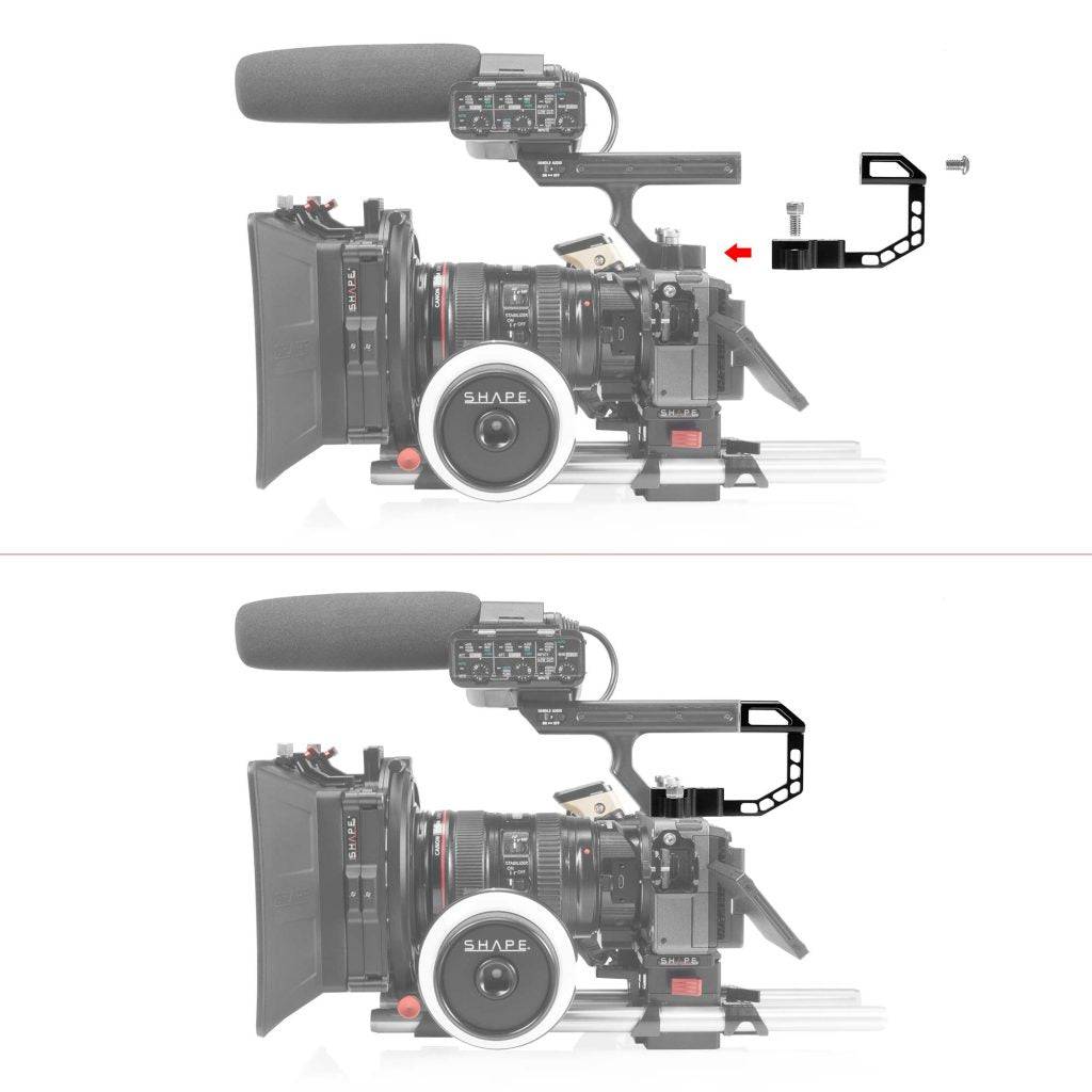 SHAPE Sony FX3/FX30 Handle Extension Rig Noise Cancelling Solution Handle SHAPE wlb