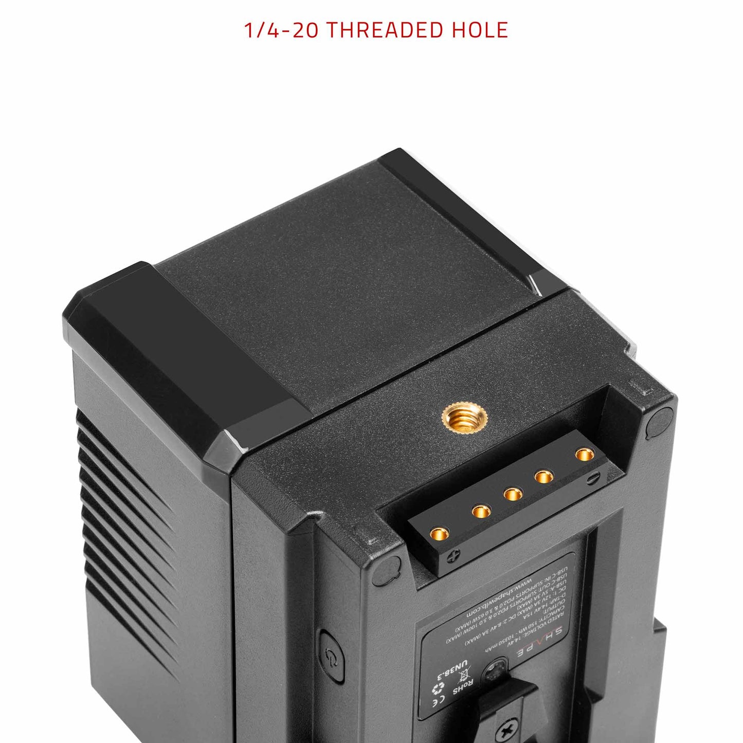 SHAPE Mini 150 Wh V-Mount battery USB-C Input/Output Battery SHAPE wlb