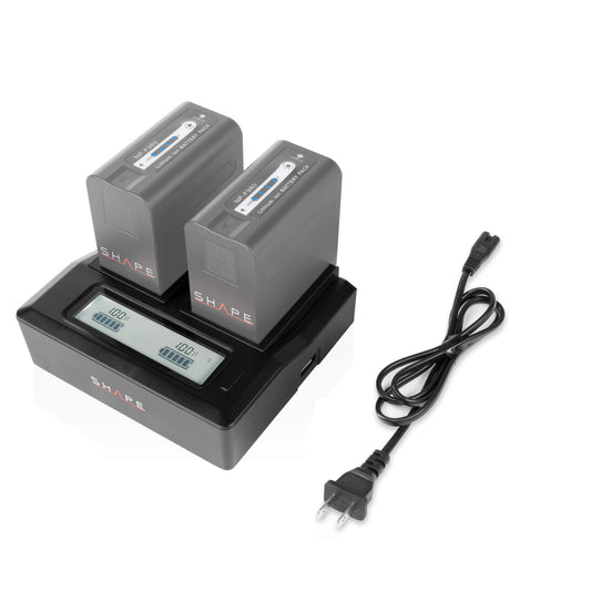 SHAPE NP-F Dual LCD Charger Battery Charger SHAPE wlb