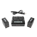 SHAPE NP-F980 Batteries with Dual LCD Charger for Sony Battery SHAPE wlb
