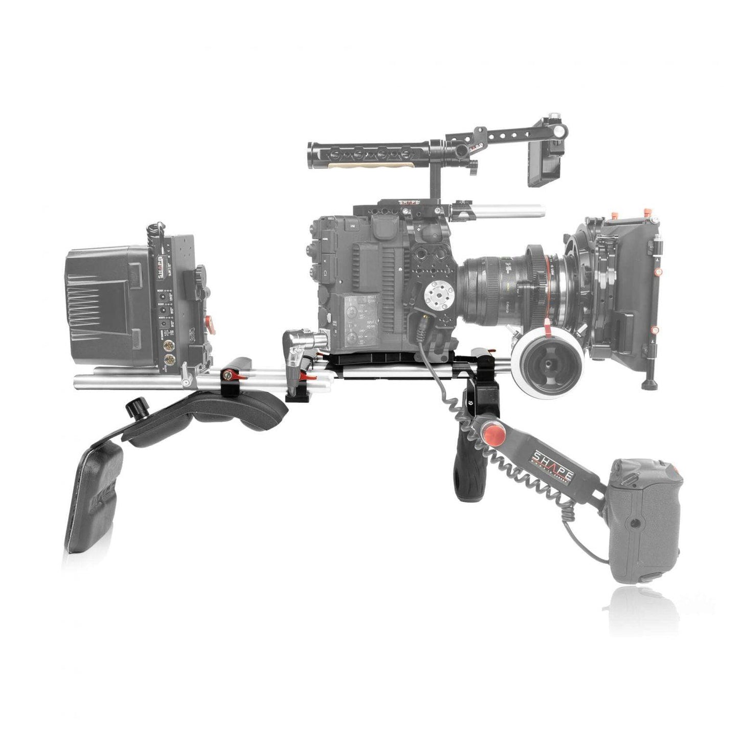 SHAPE Canon C500 MKII/C300 MKIII Offset Shoulder Mount Rig Shoulder Mount Rig SHAPE wlb