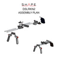 SHAPE Offset Shoulder Mount Rig for DSLR Kirk Neff Shoulder Mount Rig SHAPE wlb