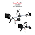 SHAPE Panasonic Lumix GH6 Shoulder Mount Kit Shoulder Mount SHAPE wlb