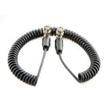 SHAPE SDI Coiled Cable 90-Degree BNC Connectors Cable SHAPE wlb