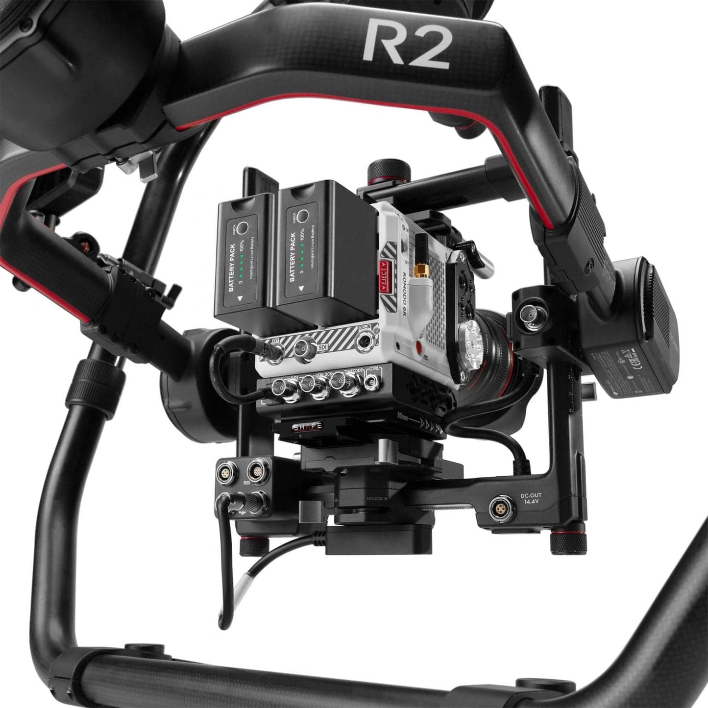 SHAPE RED® KOMODO™ & KOMODO™ 6K Production Pack Shoulder Mount Shoulder Mount SHAPE wlb
