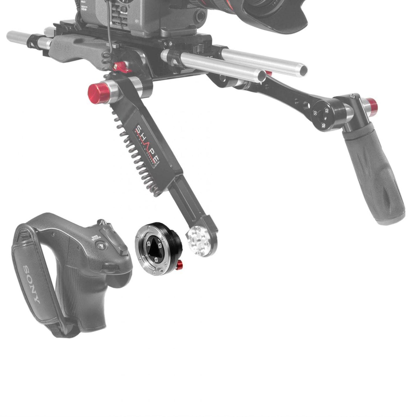 SHAPE Sony FX6 Side Handle Adapter Handle Adapter SHAPE wlb